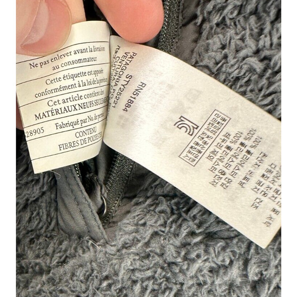 Patagonia Los Gatos Vest, Grey Reversible Full Zip Hoodie - MEDIUM - Picture 7 of 14